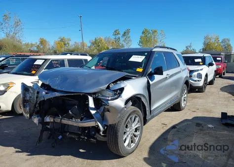 2023 Ford Explorer Xlt z USA, uszkodzony, nr VIN 1FMSK8DH4PGB30507